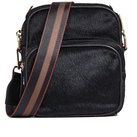 Rachel Comey Calfskin Bump Bag Black Crossbody
